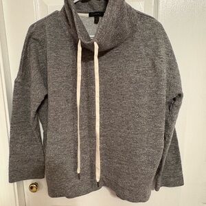 Gray Cowl Neck Sweater